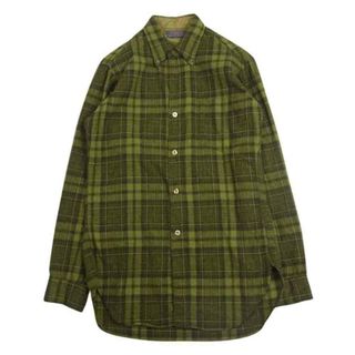 ペンドルトン(PENDLETON)のPENDLETON ペンドルトン 長袖シャツ 60’s 襟キルティング 長袖 ネル シャツ カーキ系 S【中古】(シャツ)