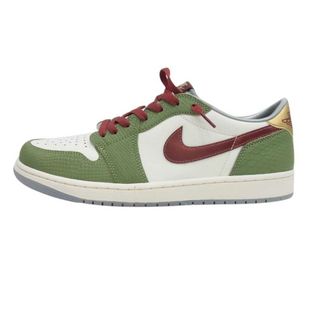 ナイキ(NIKE)のNIKE ナイキ スニーカー FN3727-100 Air Jordan 1 Low OG Chinese New Year Year of the Dragon エアジョーダン1 ロー OG チャイニーズニューイヤー イヤーオブザドラゴン ローカット スニーカー ホワイト系 グリーン系 29.5cm【新古品】【未使用】【中古】(スニーカー)