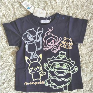 ポケモン(ポケモン)の【新品】モンポケTシャツ（ベビー80サイズ）(Ｔシャツ)