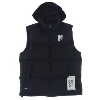 コムデギャルソン(COMME des GARCONS)のCOMME des GARCONS コムデギャルソン ベスト ND52310CD × THE NORTHFACE Nuptse Vest ノース フェイス  ヌプシ ベスト ブラック系 S【新古品】【未使用】【中古】(ベスト)