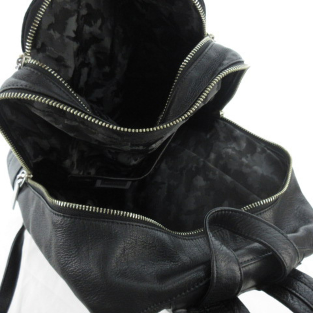 aniary(アニアリ)のアニアリ aniary リュックサック バックパック  レザー 牛革 ブラック  メンズのバッグ(バッグパック/リュック)の商品写真