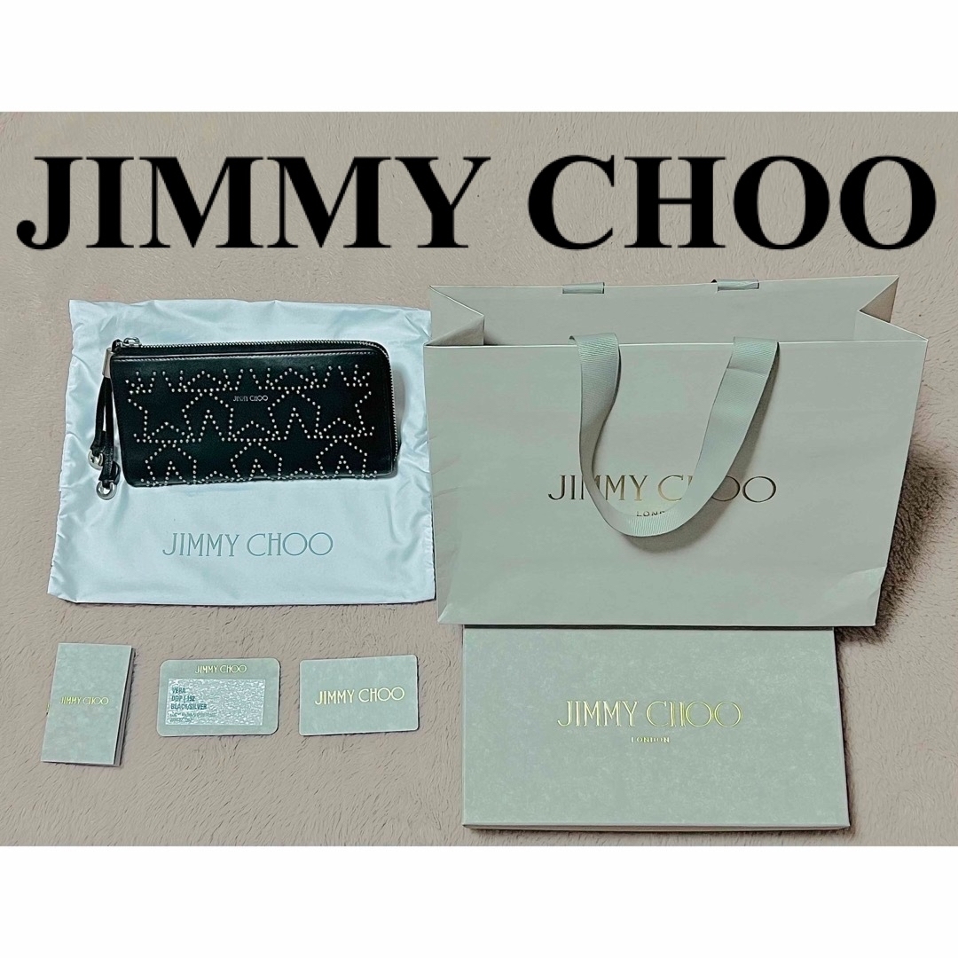 JIMMY CHOO(ジミーチュウ)のJIMMY CHOO ジミーチュウ ラウンドファスナー長財布  メンズのファッション小物(長財布)の商品写真