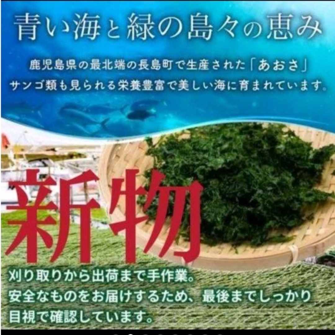 鹿児島県長島町産 あおさ あおさのり  乾燥あおさ 食品/飲料/酒の加工食品(乾物)の商品写真