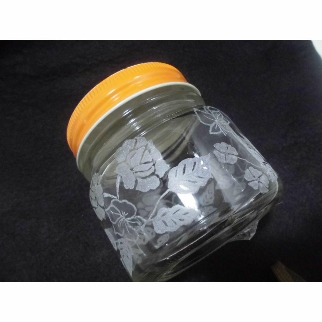 グラスリッツェン　クックボトルミニN オレンジキャップ インテリア/住まい/日用品のキッチン/食器(容器)の商品写真