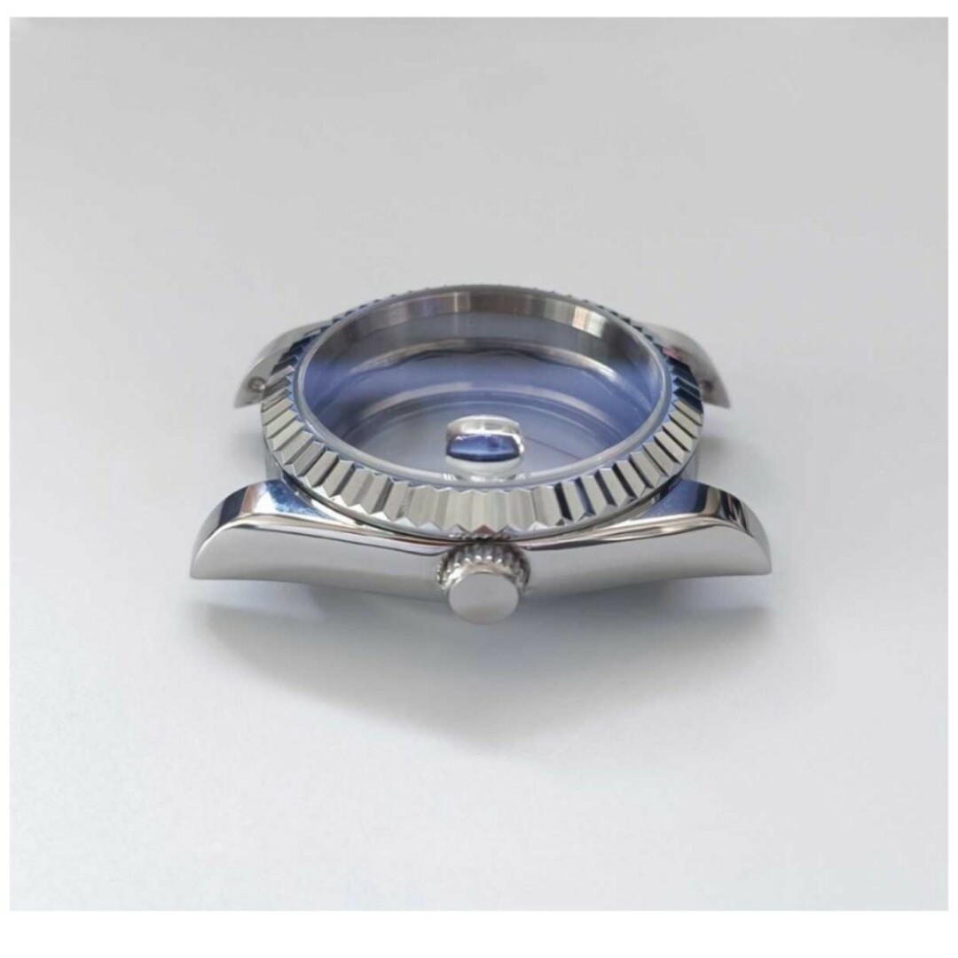 36mm 腕時計 ケース フルーテッド スケルトン セイコー 7S26 NH35 メンズの時計(その他)の商品写真