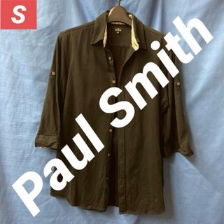 ポールスミス(Paul Smith)の【必見！ポールスミス】七分袖　ブラック　シャツ(シャツ)