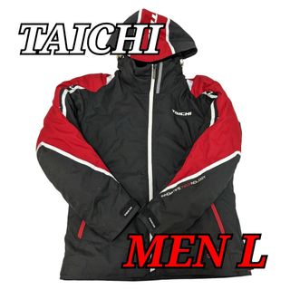 TAICHI アヴィエイター オールシーズンジャケット L ブラック レッド(装備/装具)