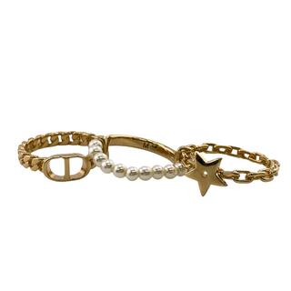 ディオール(Dior)のディオール Dior リング・指輪
 CDスター 3連 ゴールド(リング(指輪))