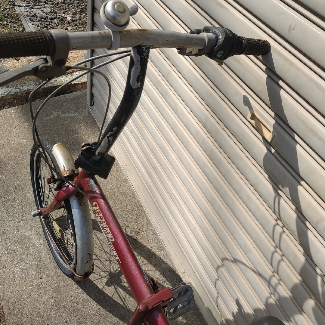 岩手　引き取りのみ　折りたたみ自転車　20インチ　ジャンク スポーツ/アウトドアの自転車(自転車本体)の商品写真