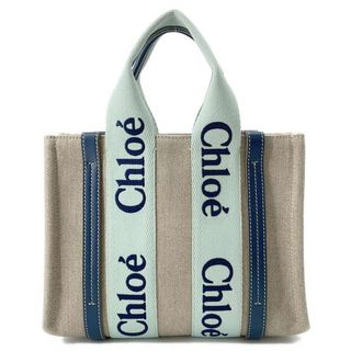 クロエ(Chloe)のクロエ ハンドバッグ ウッディ トート スモール キャンバス CHC23AS397 Chloe 2wayショルダーバッグ(ハンドバッグ)