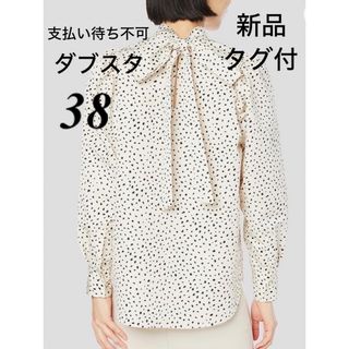 ダブルスタンダードクロージング(DOUBLE STANDARD CLOTHING)の新品/ダブルスタンダードクロージング / ライトグログランボウタイブラウス  (シャツ/ブラウス(長袖/七分))