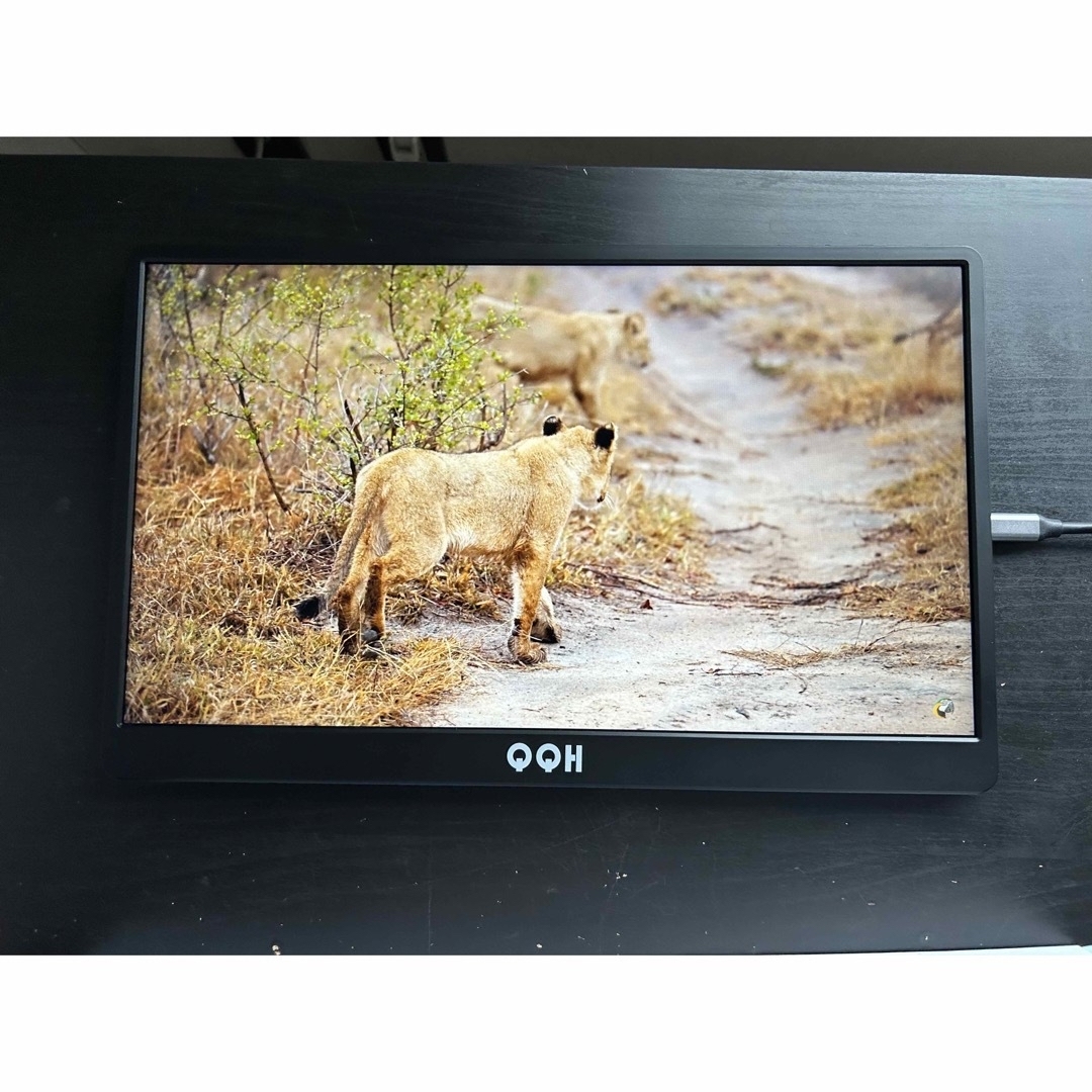 QQH Z1-9ブラック15.6インチ　モバイルモニター スマホ/家電/カメラのPC/タブレット(ディスプレイ)の商品写真