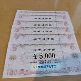 早稲田アカデミー　株主優待券 30,000円分(その他)