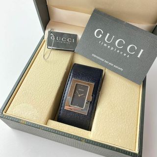 グッチ(Gucci)のグッチ GUCCI バングルウォッチ 黒文字盤 7800L(腕時計(アナログ))