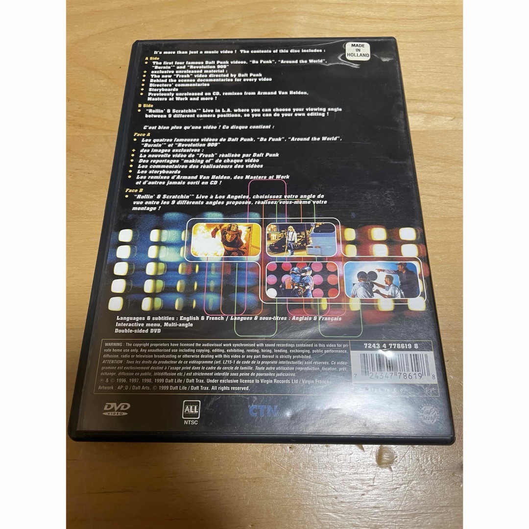 daft punk / D.A.F.T. DVD エンタメ/ホビーのDVD/ブルーレイ(ミュージック)の商品写真