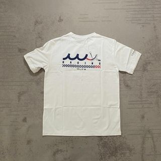 ムータ(muta)の新品 muta marine ロゴ Tシャツ L Racing ホワイト(Tシャツ/カットソー(半袖/袖なし))