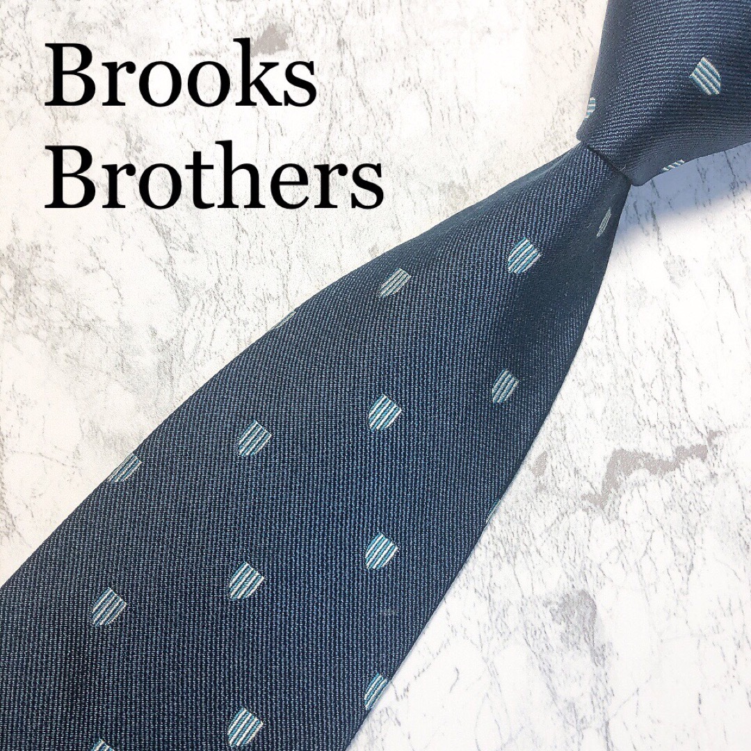 Brooks Brothers(ブルックスブラザース)のBROOKS BROTHERS ネクタイ　ネイビー メンズのファッション小物(ネクタイ)の商品写真