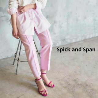 Spick & Span - 美品　スピックアンドスパン　PL\Rツイルテーパードパンツ　ピンク