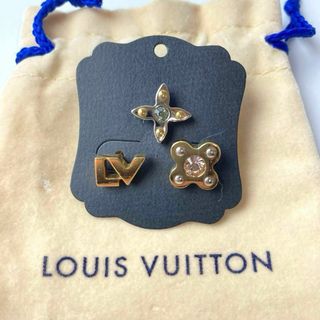 ルイヴィトン(LOUIS VUITTON)のルイ ヴィトン LOUIS VUITTON ロゴ ピアス 3点セット(ピアス)