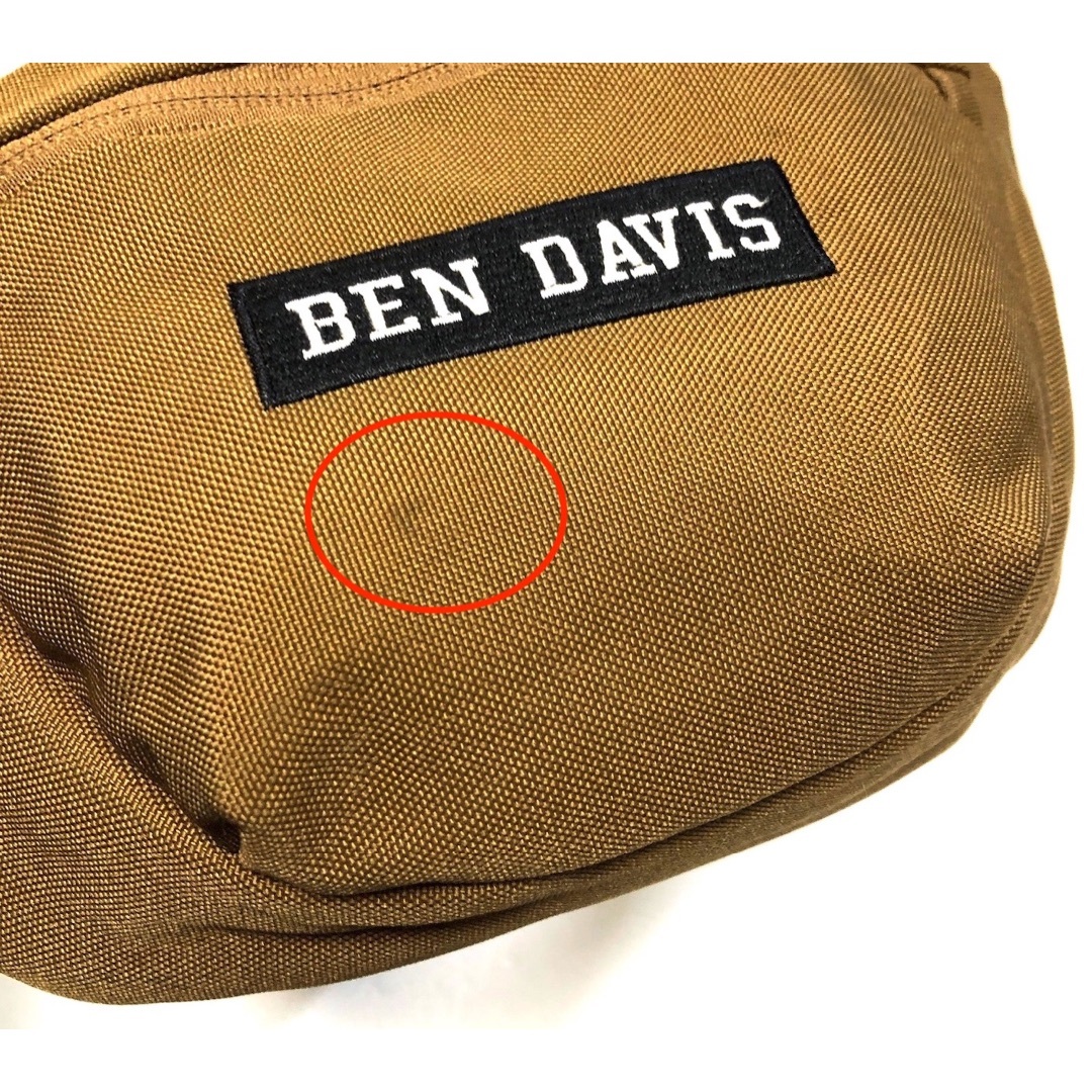 BEN DAVIS(ベンデイビス)のベンデイビス　BEN DAVIS 2404082 ウエストバッグ ブラウン メンズのバッグ(ウエストポーチ)の商品写真