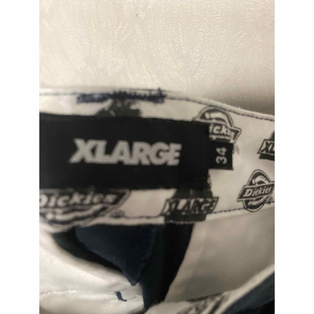 XLARGE(エクストララージ)のディッキーズ xlarge ワークパンツ W34 ネイビー 美品 ZIP ジップ メンズのパンツ(ワークパンツ/カーゴパンツ)の商品写真