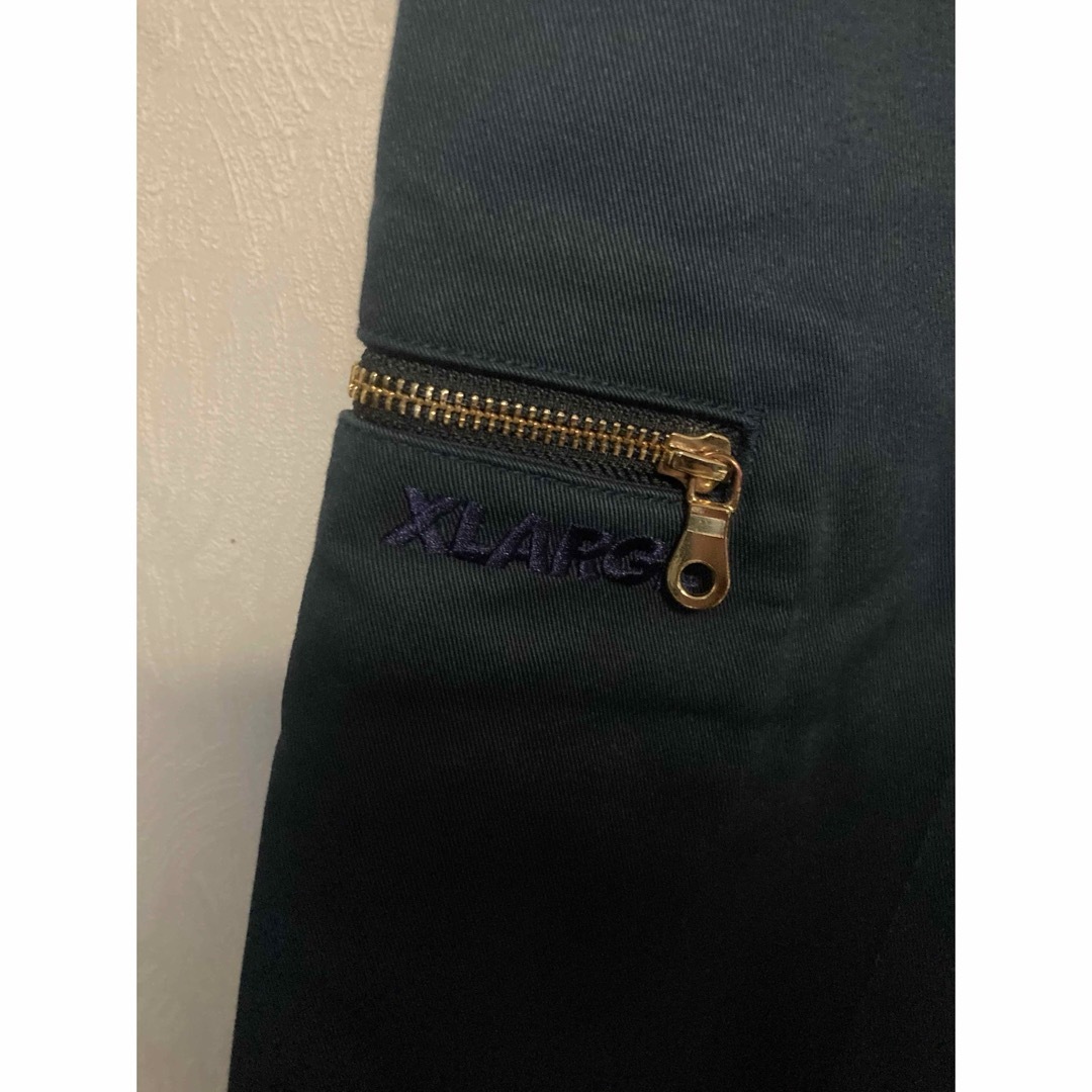 XLARGE(エクストララージ)のディッキーズ xlarge ワークパンツ W34 ネイビー 美品 ZIP ジップ メンズのパンツ(ワークパンツ/カーゴパンツ)の商品写真