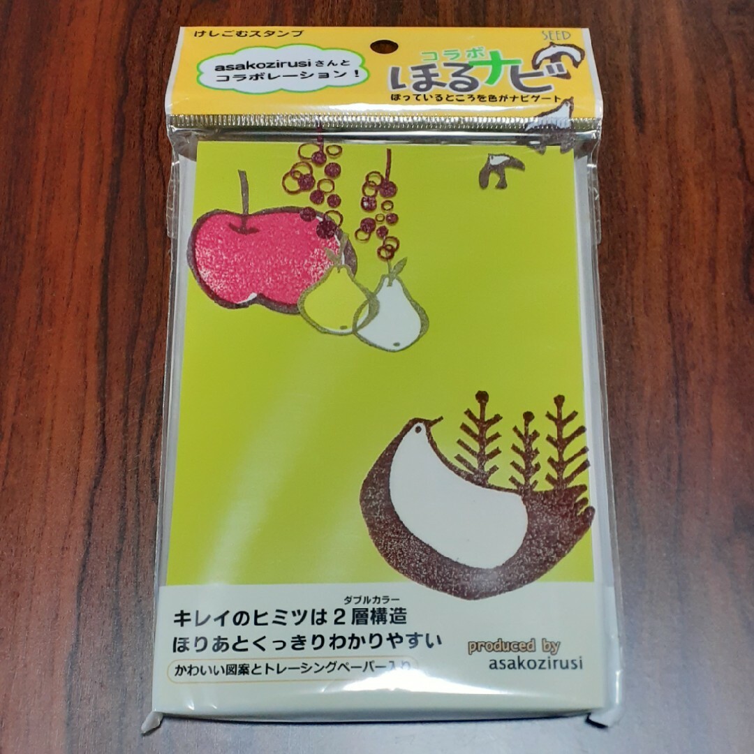 ほるナビ 6枚セット 消しゴムはんこ 消しゴムスタンプ ハンドメイドの素材/材料(その他)の商品写真