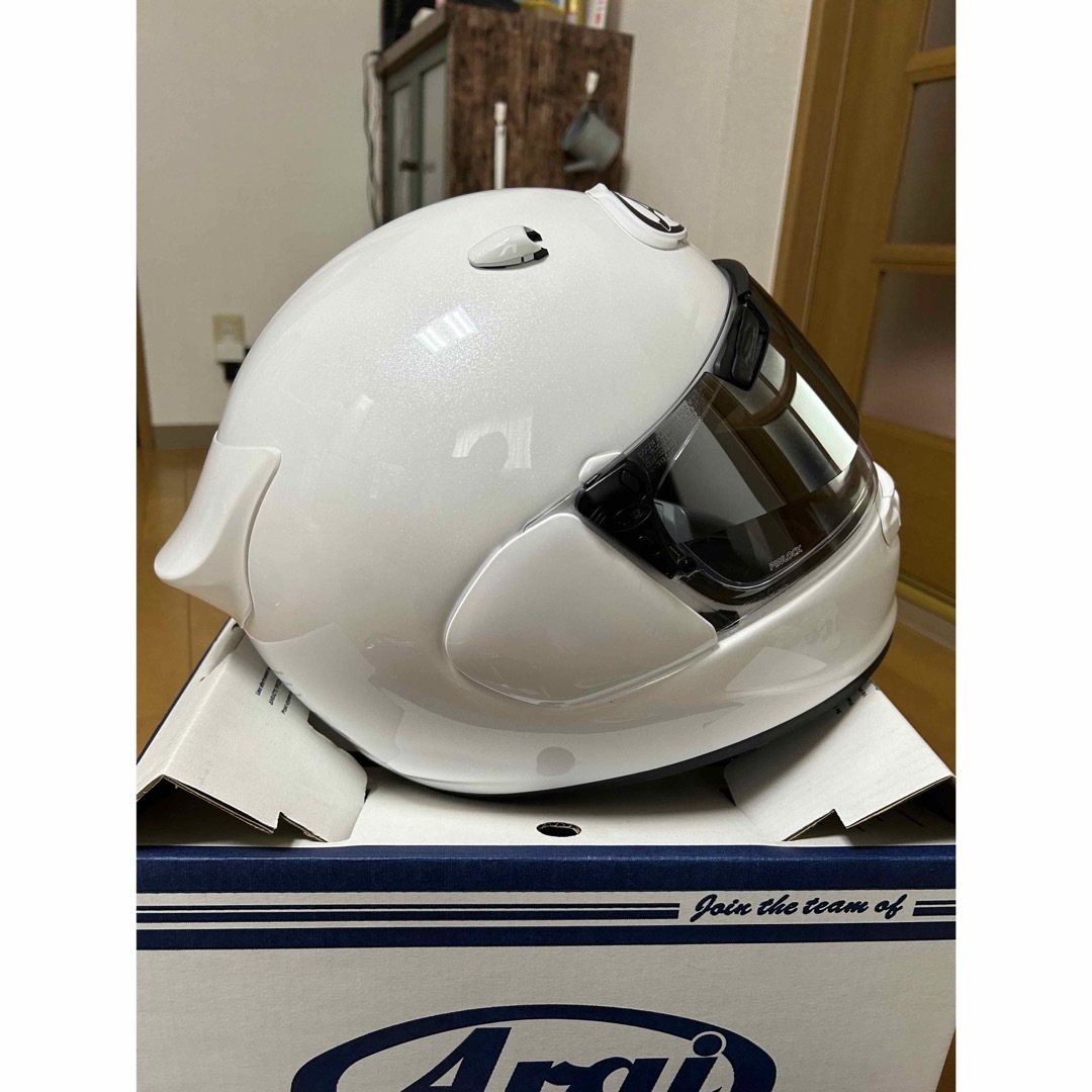 Arai(アライ)のArai アストロGX M(57-58) グラス白　SENA 50S 自動車/バイクのバイク(ヘルメット/シールド)の商品写真