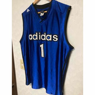 アディダス(adidas)のアディダス バスケットボールシャツ ゲームシャツ 2XL  adidas ロゴ(バスケットボール)