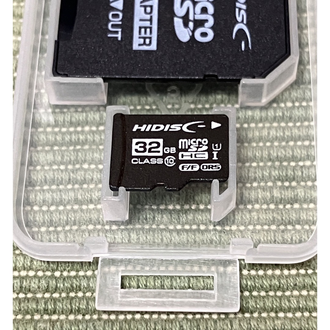 HIDISC(ハイディスク)のHIDISC マイクロSDカード 32GB バルク版 未使用 スマホ/家電/カメラのPC/タブレット(PC周辺機器)の商品写真