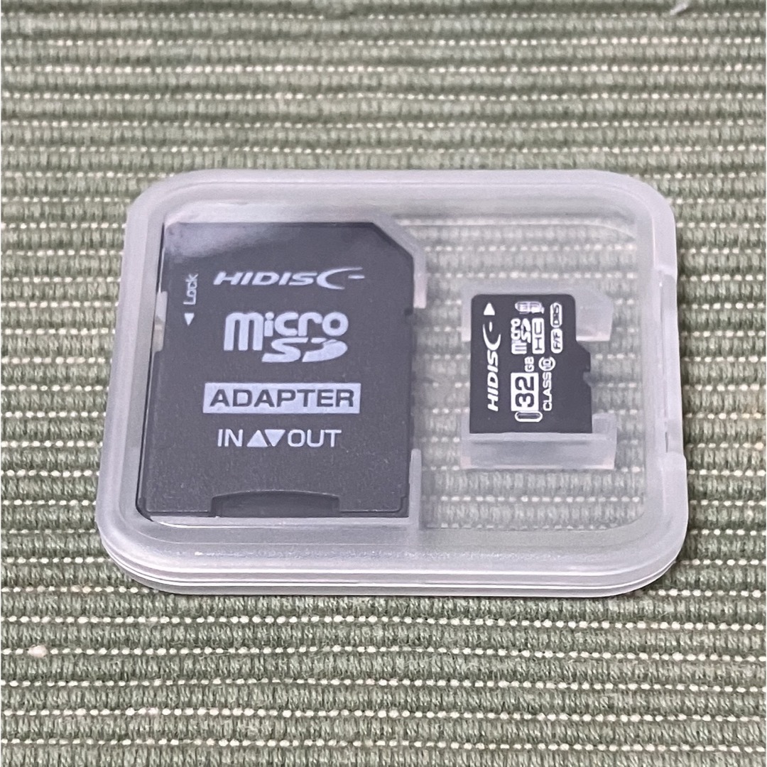 HIDISC(ハイディスク)のHIDISC マイクロSDカード 32GB バルク版 未使用 スマホ/家電/カメラのPC/タブレット(PC周辺機器)の商品写真