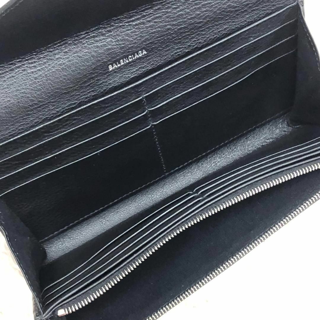 Balenciaga(バレンシアガ)の☆美品☆ バレンシアガ 長財布 ロングウォレット レザー ブラック 黒 メンズ レディースのファッション小物(財布)の商品写真