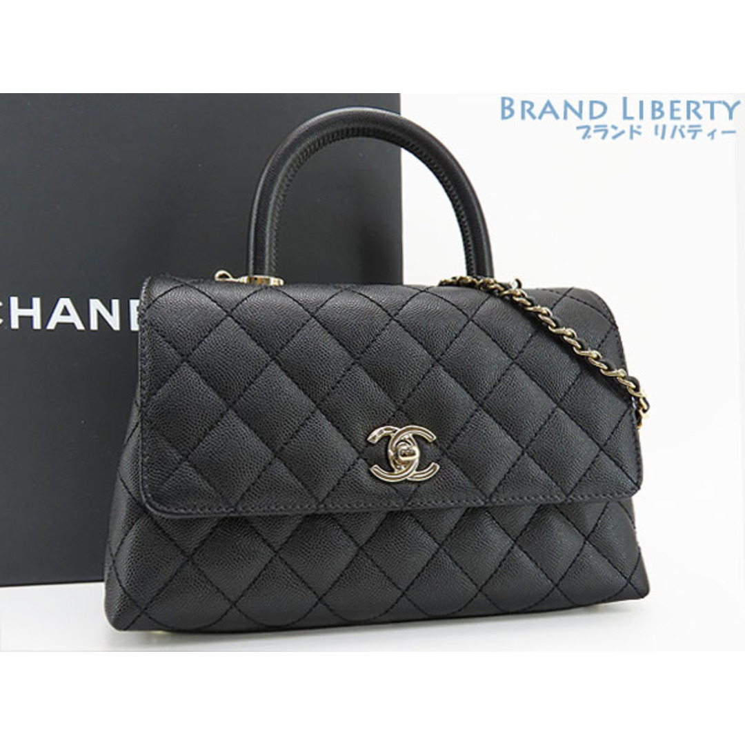 CHANEL - 新古品 シャネル マトラッセ ココマーク キャビアスキン 2WAY CHANEL - 新古品 シャネル マトラッセ ココマーク キャビアスキン 2WAY