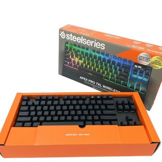 極美品 steelseries apex pro tkl wireless(PC周辺機器)