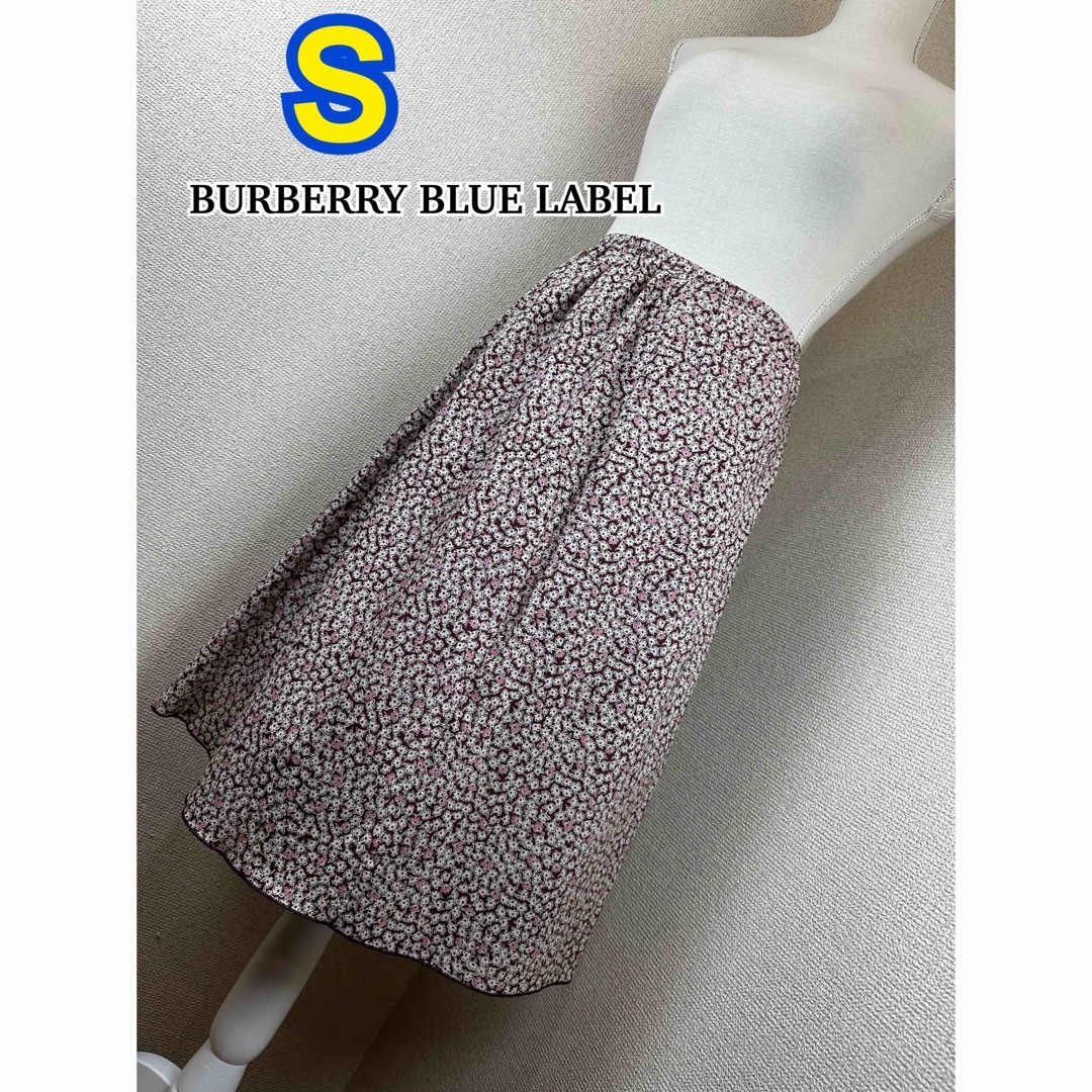 BURBERRY BLUE LABEL(バーバリーブルーレーベル)の美品☆ BURBERRY BLUE LABEL スカート S レディースのスカート(ひざ丈スカート)の商品写真