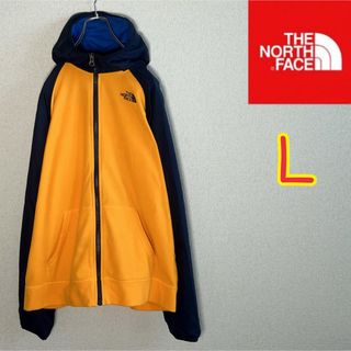 ザノースフェイス(THE NORTH FACE)のノースフェイス　フリース　オレンジ　BOYS XL レディースL相当(ブルゾン)