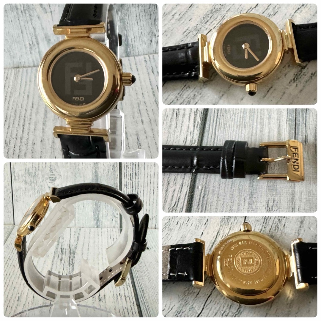 FENDI - 【電池交換済】FENDI フェンディ 腕時計 320L ゴールド FENDI - 【電池交換済】FENDI フェンディ 腕時計 320L ゴールド