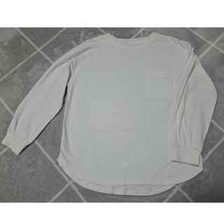ジーユー(GU)のGU　白ロンT　サイズ140(Tシャツ/カットソー)