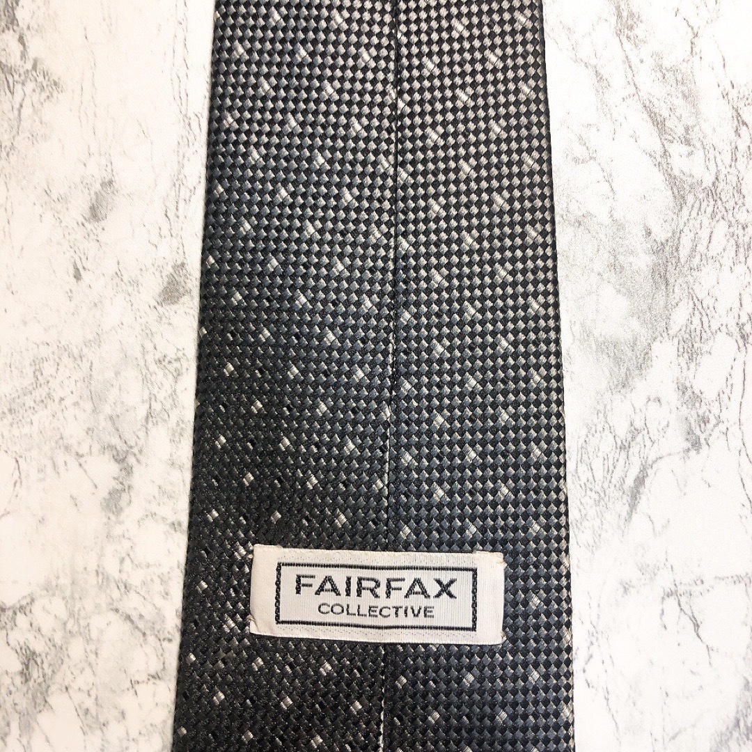 FAIR FAX(フェアファクス)のFAIRFAX ネクタイ　グレー　ドット メンズのファッション小物(ネクタイ)の商品写真