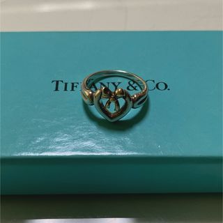 ティファニー(Tiffany & Co.)のTIFFANY オープンハートリボンリング12号(リング(指輪))