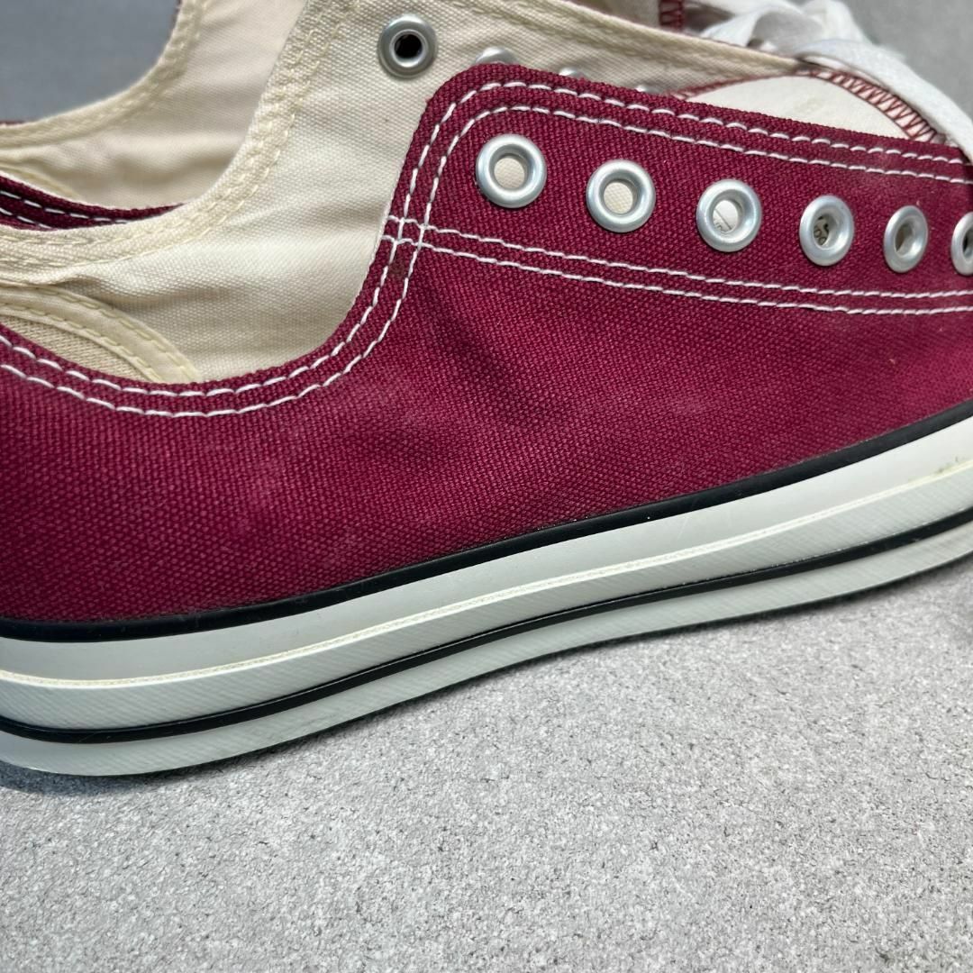 未使用 CONVERSE オールスター OX マルーン 27cm ★ALL メンズの靴/シューズ(スニーカー)の商品写真