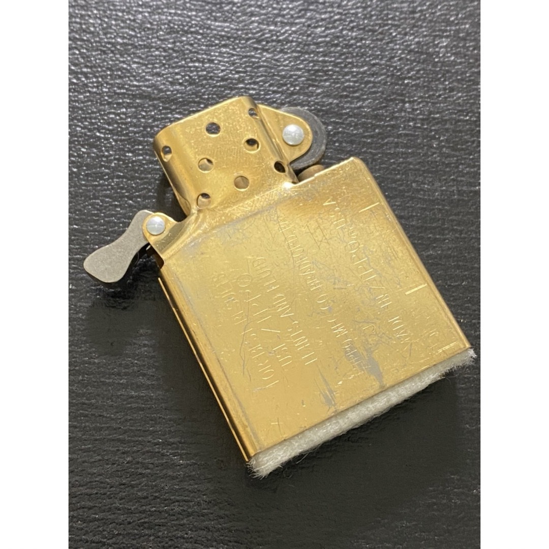 zippo Peace MEDIUM 青 本革 限定品 希少モデル ヴィンテージ メンズのメンズ その他(その他)の商品写真