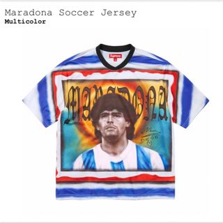 シュプリーム(Supreme)のSupreme Maradona Soccer Jersey L(Tシャツ/カットソー(半袖/袖なし))