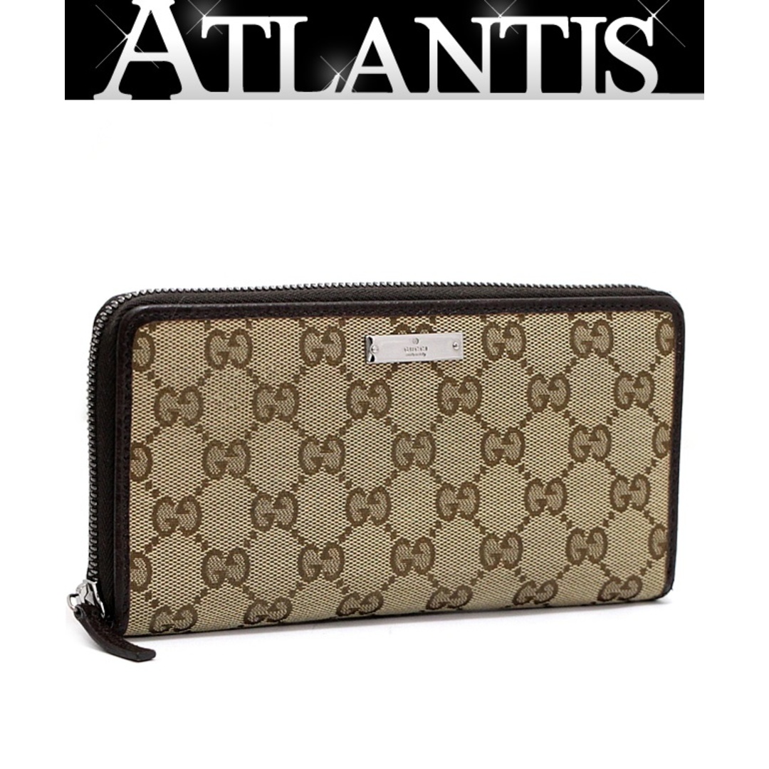 Gucci - グッチ GUCCI GG柄 ラウンドファスナー長財布 キャンバス Gucci - グッチ GUCCI GG柄 ラウンドファスナー長財布 キャンバス
