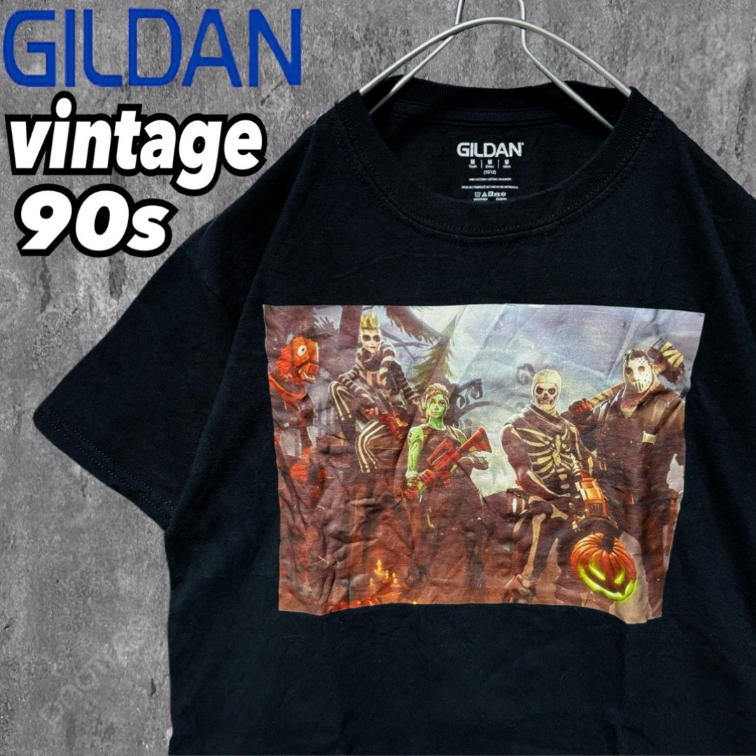 GILDAN(ギルタン)の【入手困難】ギルダン ホラー 映画 ムービーTシャツ ヴィンテージ古着 メンズのトップス(Tシャツ/カットソー(半袖/袖なし))の商品写真