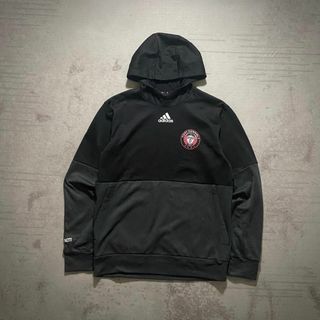 アディダス(adidas)の希少 adidas パーカー L センターロゴ サッカー(ジャージ)