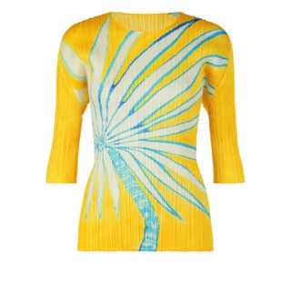 ISSEY MIYAKE ICE DESERT(yellow)(Tシャツ(長袖/七分))