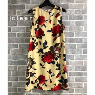 clear - clear クリア 新品タグ付き 花柄ワンピース