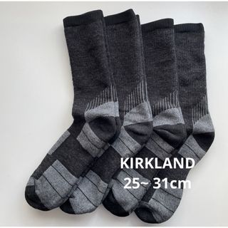 KIRKLAND - 新品　メリノウール ソックス　4足　メンズソックス　アウトドア