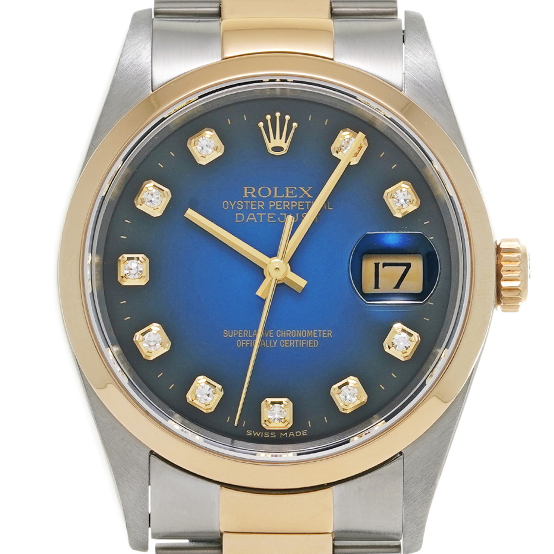 ROLEX(ロレックス)の中古 ロレックス ROLEX 16203G Y番(2002年製造) ブルー・グラデーション /ダイヤモンド メンズ 腕時計 メンズの時計(腕時計(アナログ))の商品写真